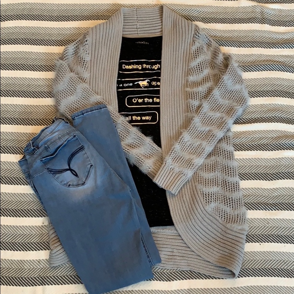 Gray Cardigan